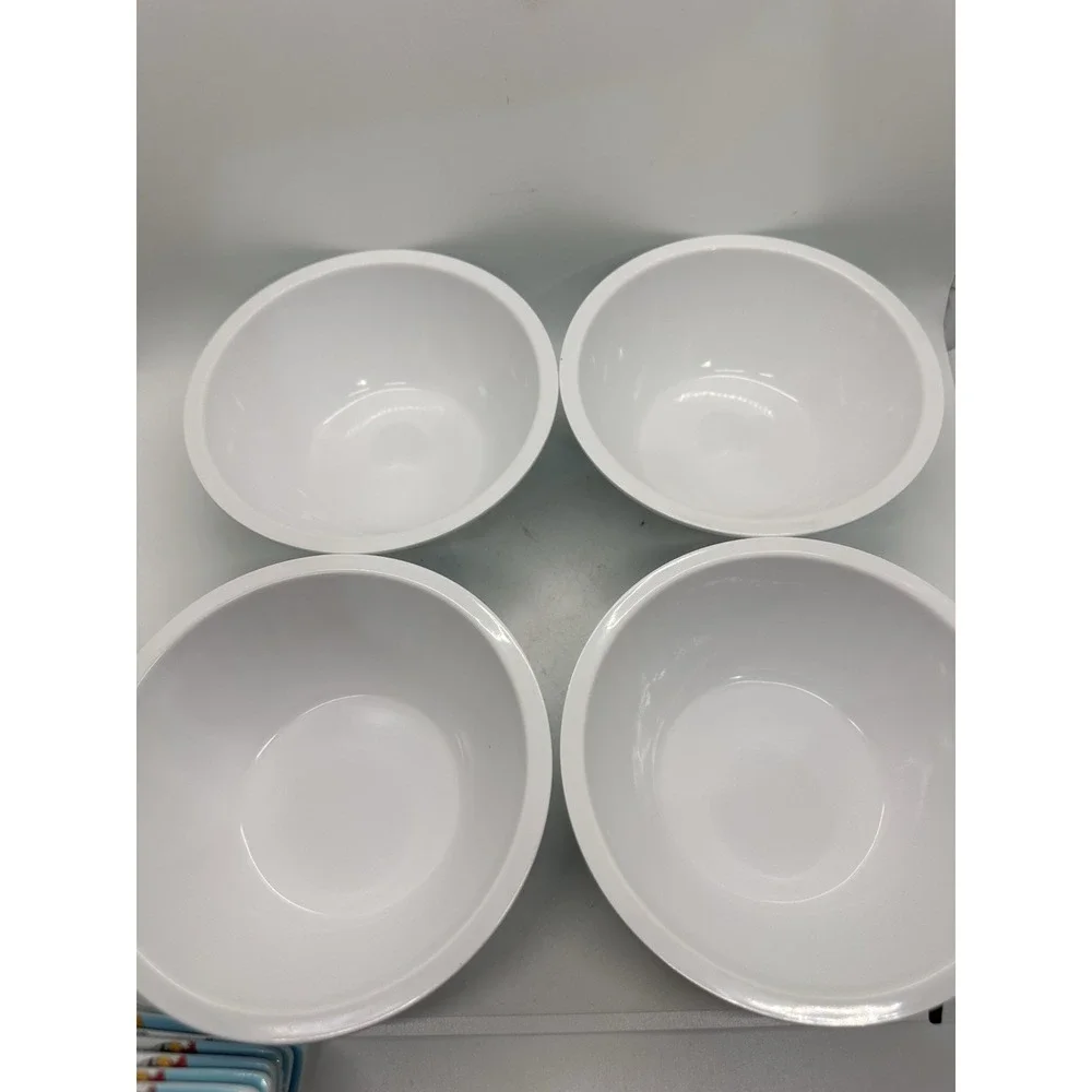 Alex & Zoë French Bulldog Surfing Melamine Dinnerware 17 Pc Plates Bowls Set